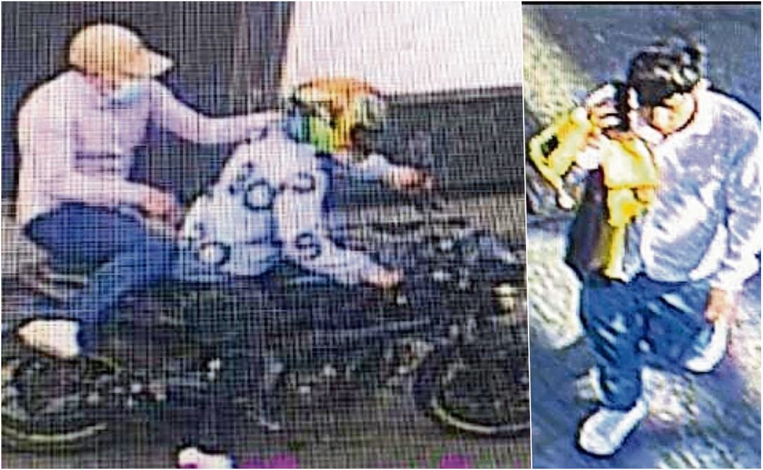 Los atacantes de Diana Sánchez Barrios operan para el Irving, pues el Moy fue quien arrojó una sudadera amarilla a Iván Aldair en su huida en una moto, según consta en las investigaciones. Fotos: Capturas de video