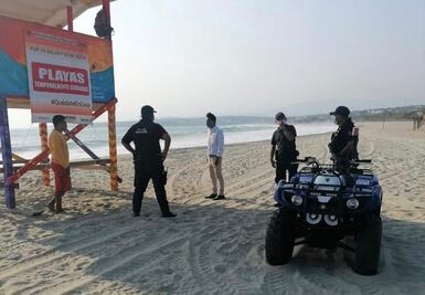 Por “rebrote a gran escala” de Covid-19, decretan cierre de playas y ley seca en Puerto Escondido