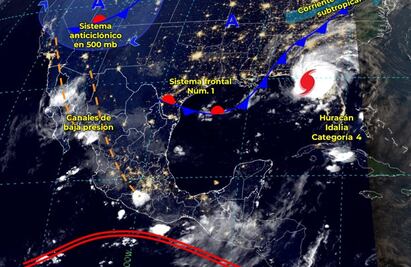 Monzón mexicano provocará lluvias fuertes en el noreste del país, incluída la Península de Baja California