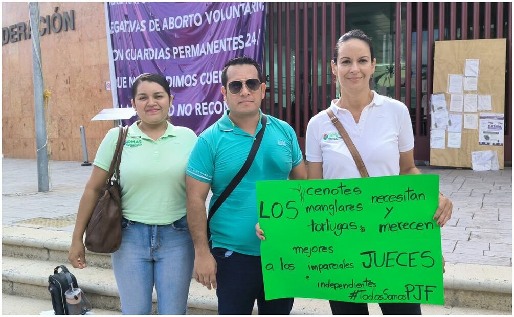El medio ambiente necesita jueces imparciales: Abogados ambientales rechazan Reforma Judicial en Quintana Roo. Foto: Adriana Varillas / EL UNIVERSAL