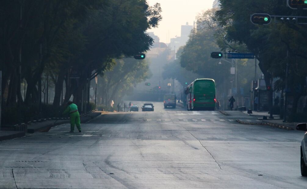 Calles solitarias y transporte público con poca afluencia la mañana de este 25 de diciembre de 2024. Fotos: Axel Sánchez/ EL UNIVERSAL