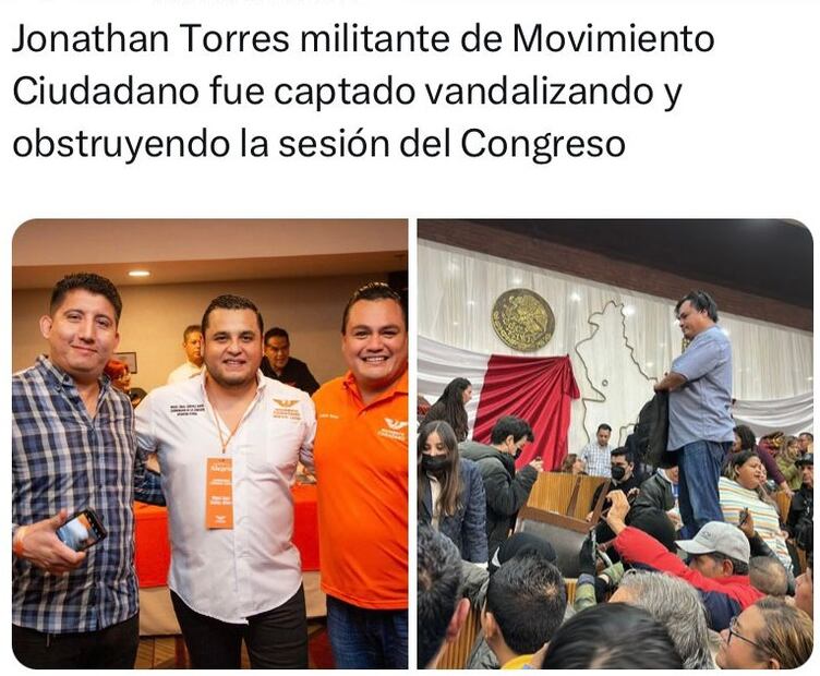 Trifulca en Congreso de NL