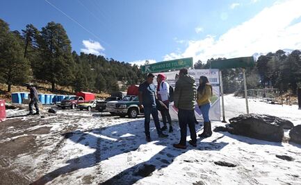 Reportan baja de temperatura en el Nevado a menos 12 grados