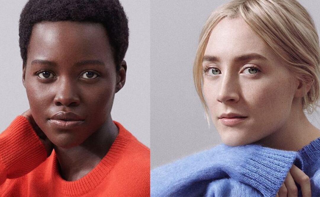 Lupita Nyong'o y Saoirse Ronan son los rostros de la nueva fragancia de Calvin Klein Foto: Cortesía