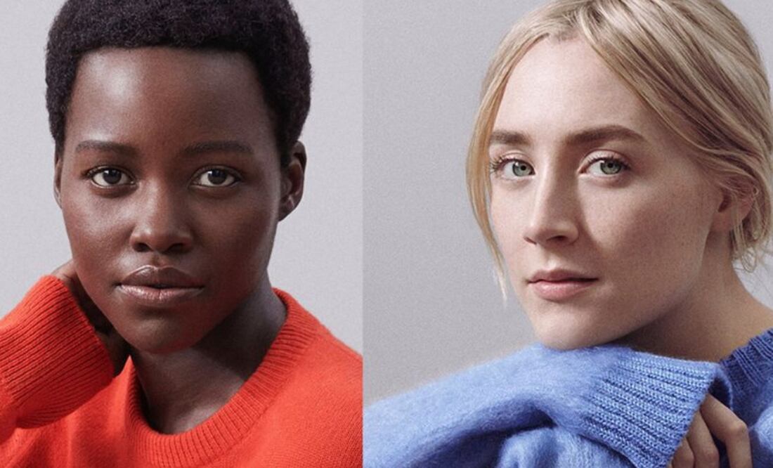 Lupita Nyong'o y Saoirse Ronan son los rostros de la nueva fragancia de Calvin Klein Foto: Cortesía