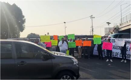 Manifestantes provocan caos vial por bloqueo en la autopista México-Pachuca, ¿qué solicitan?