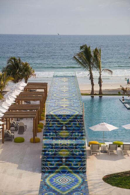 La artesanía huichol en un lujoso hotel de Punta Mita