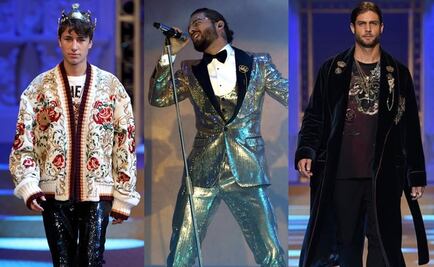 Maluma y Juanpa conquistan pasarela de Dolce & Gabbana