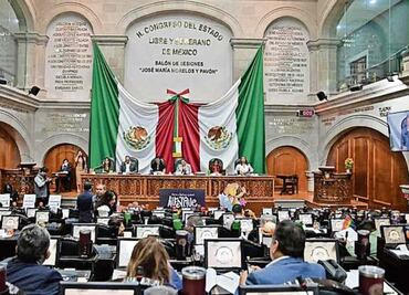 Precluyen 129 iniciativas de ley en el Congreso del Estado de México
