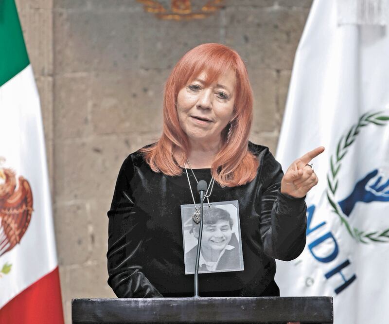 La Comisión Nacional de los Derechos Humanos, a cargo de Rosario Piedra Ibarra, reconoció el aumento de la violencia política. Foto/ARCHIVO EL UNIVERSAL