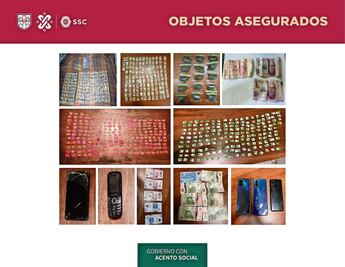 Caen 13 por venta de droga en Tláhuac