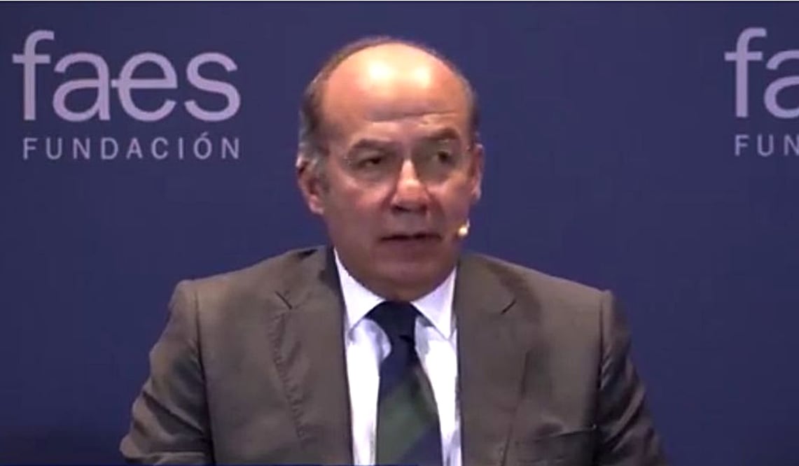 Felipe Calderón. Foto: captura de pantalla