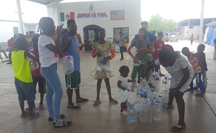 Detectan caso de coronavirus en campamento de migrantes de Matamoros