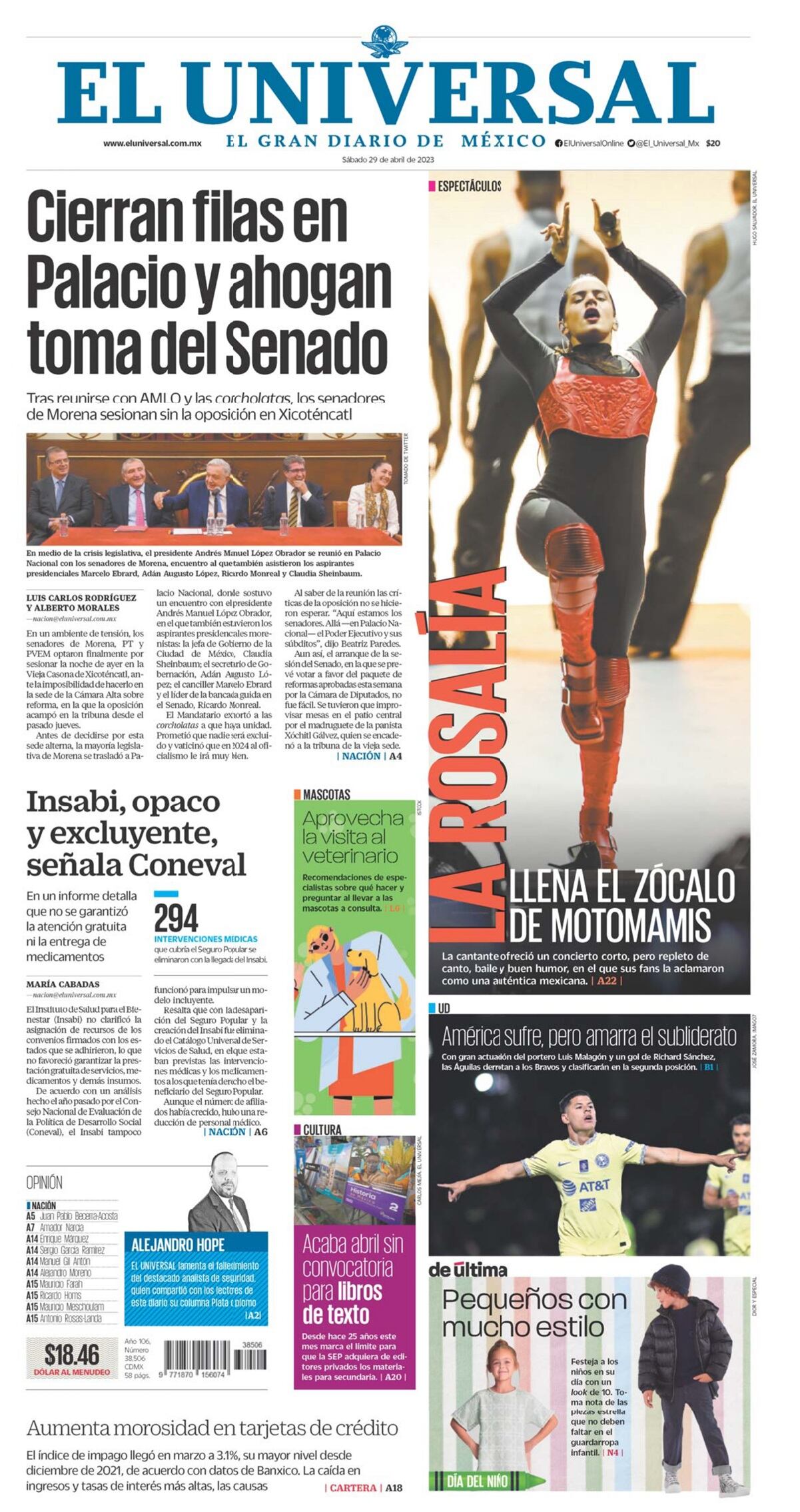 Portada impresa