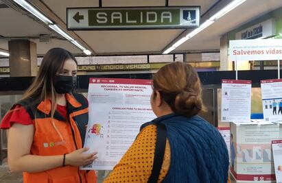 ¿Dónde habrá módulos de atención psicológica en el Metro?