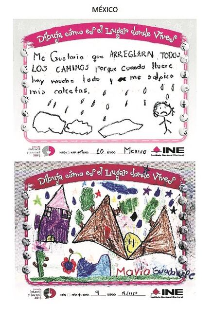La representante de la Unicef en México comentó que los dibujos sobre violencia revelan lo que los niños ven (Especial)