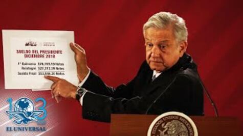 AMLO cobra su primera quincena y devuelve 22 mil 313 pesos
