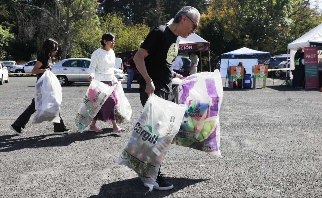 Recuperan más de 10 toneladas de residuos en Reciclatrón de CDMX y mercado del trueque; supera récord histórico. Foto: Especial