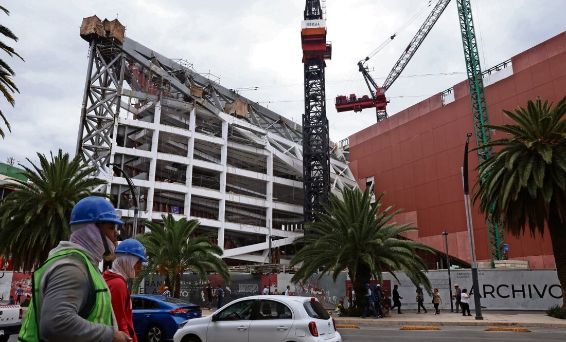 El nuevo AGA se construye en Av. Juárez 92, con una inversión de más de 2 mil millones de pesos. Foto: Fernanda Rojas | El Universal