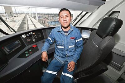 “Me fascina manejar un tren que llega a los 160 k/h”