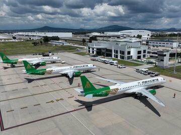 Sheinbaum celebra llegada al AIFA de tercer avión para Mexicana; "los compromisos se cumplen", dice