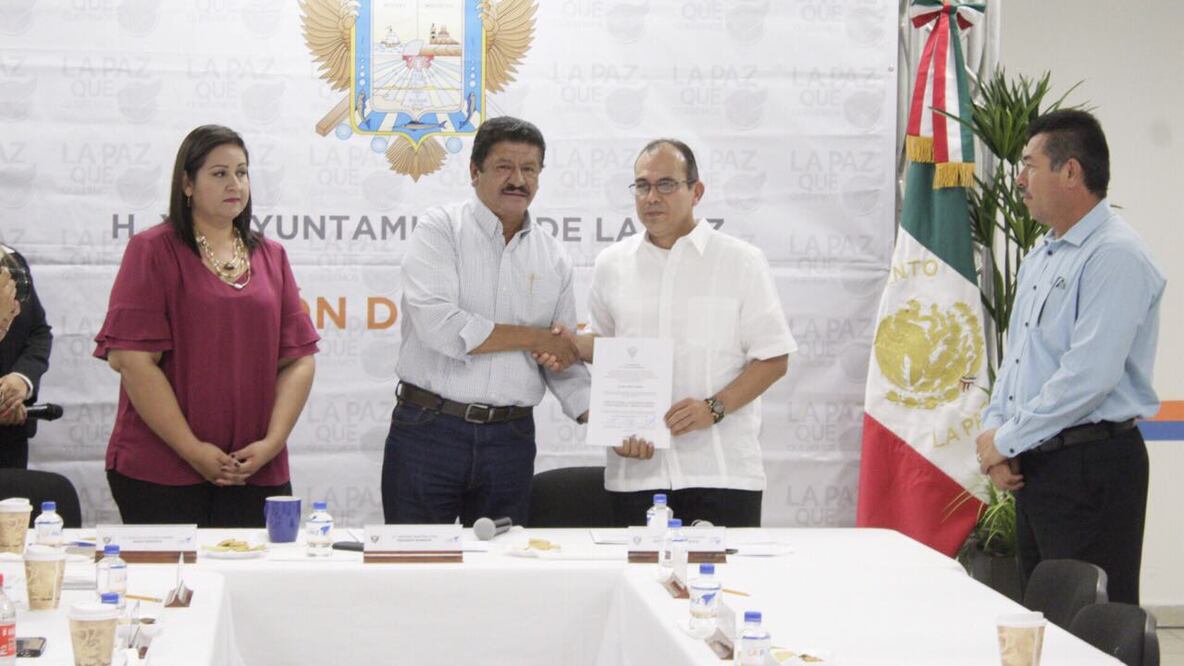Capitán Eladio Amaya Muñoz, titular de Seguridad Pública de La Paz, BCS (Foto: Especial)