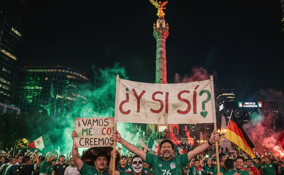 "¿Y si sí?" Así surgió la frase que llenó de esperanza a la afición mexicana. Foto: Creada con IA