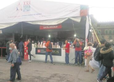 Baja afluencia para libros de América Latina en FIL Zócalo