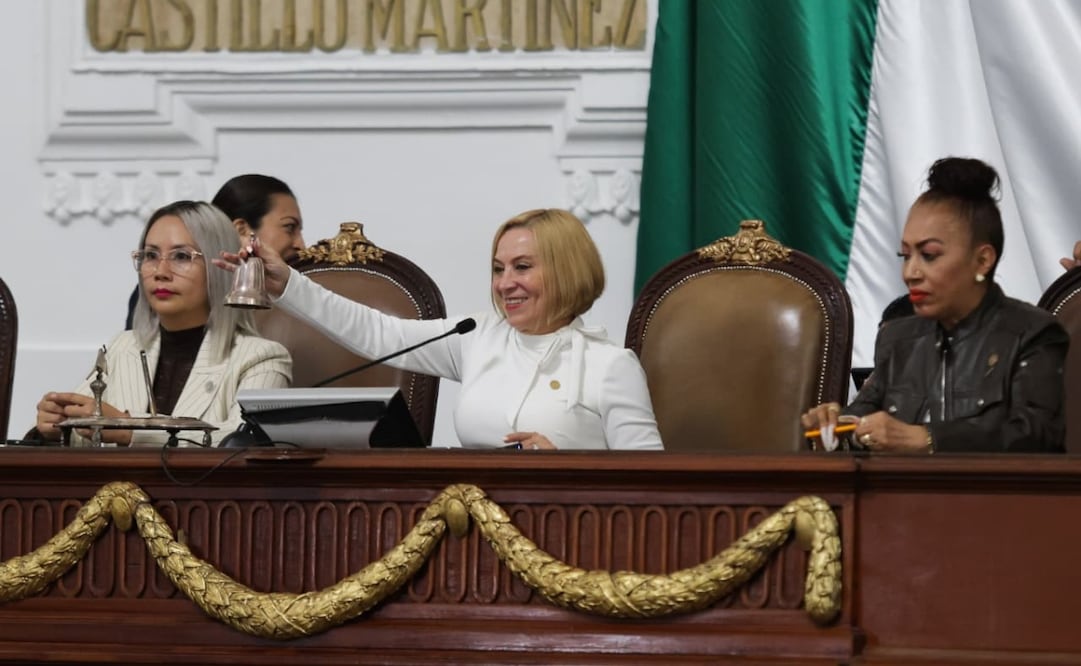 La panista Oliva Garza, electa como presidenta del Congreso de la Ciudad de México. Foto: Carlos Mejía / EL UNIVERSAL