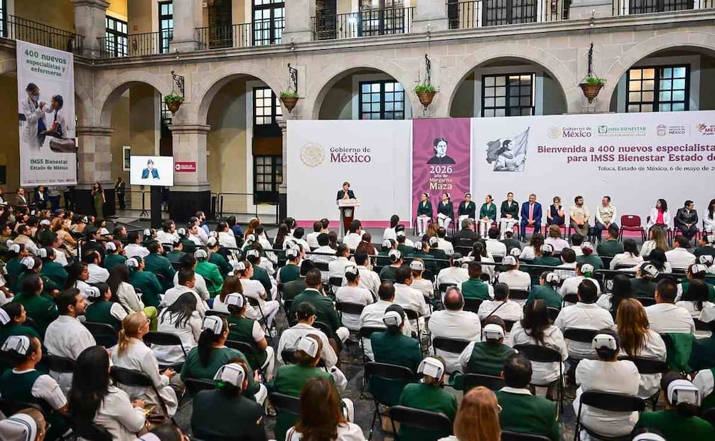 Delfina Gómez fortalece atención médica en Edomex (07/05/2026). Foto: Especial