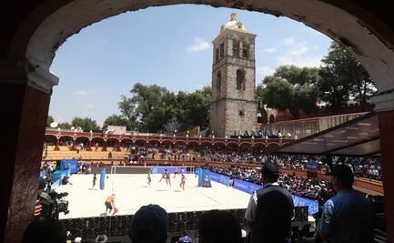 Tlaxcala transformó la Plaza de Toros en una playa de nivel mundial