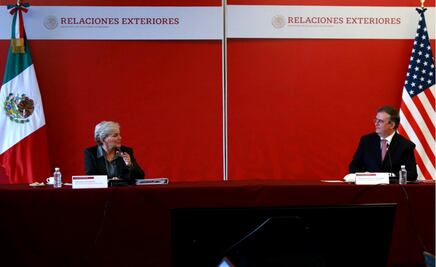 Marcelo Ebrard se reúne con la secretaria de Energía de EU, Jennifer Granholm