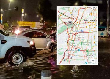 ¡Toma tus precauciones! Lluvia deja inundaciones y caos vial en la CDMX