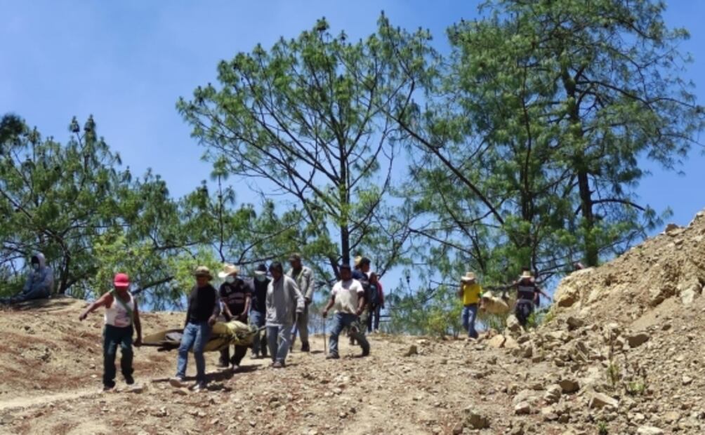 Incendio forestal deja cuatro muertos en Magdalena Peñasco, en la Mixteca de Oaxaca
