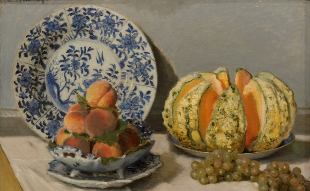 Día Mundial del Arte. "Bodegón con melón", de Claude Monet.