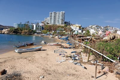 Caleta y Caletilla, el centro de los daños por “Otis”, dicen