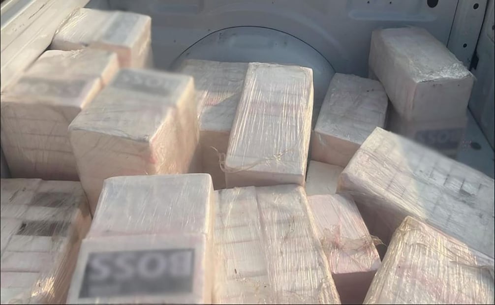 Paquetes de droga asegurados tras operativo en Oaxaca (18/02/2026). Foto: Especial