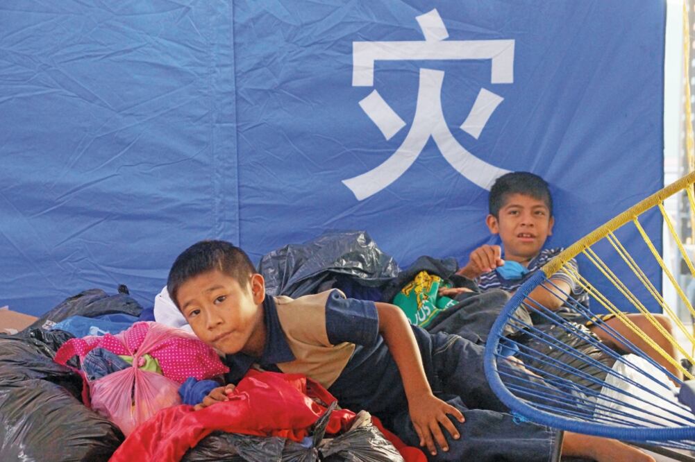 En el albergue El Calvario habitan 38 niños del Istmo que perdieron sus viviendas por el sismo del 7 de septiembre; algunos de ellos tienen problemas para conciliar el sueño (FOTOS: EDWIN HERNÁNDEZ. EL UNIVERSAL)