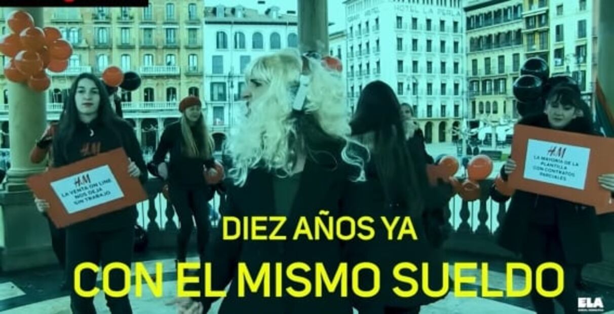 VIDEO: "Mi pasta te la llevas tú": empleadas de H&M protestan al ritmo de Shakira
