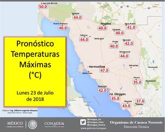 Alerta por ola de calor en Sonora; se esperan hasta 48°C
