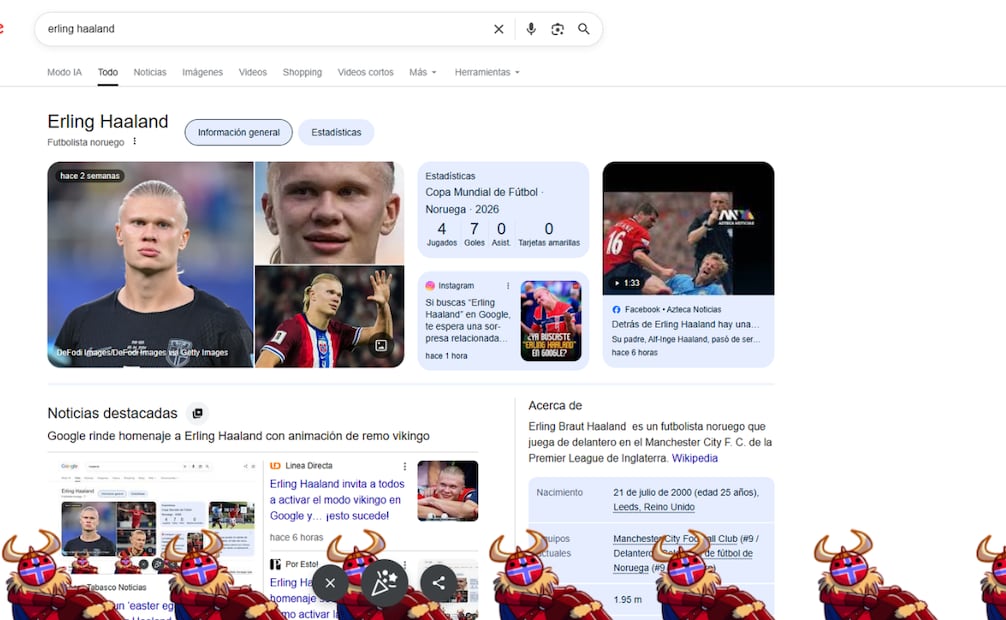 Esta es la animación que aparece en el motor de búsqueda de Google. Foto: Captura de pantalla.
