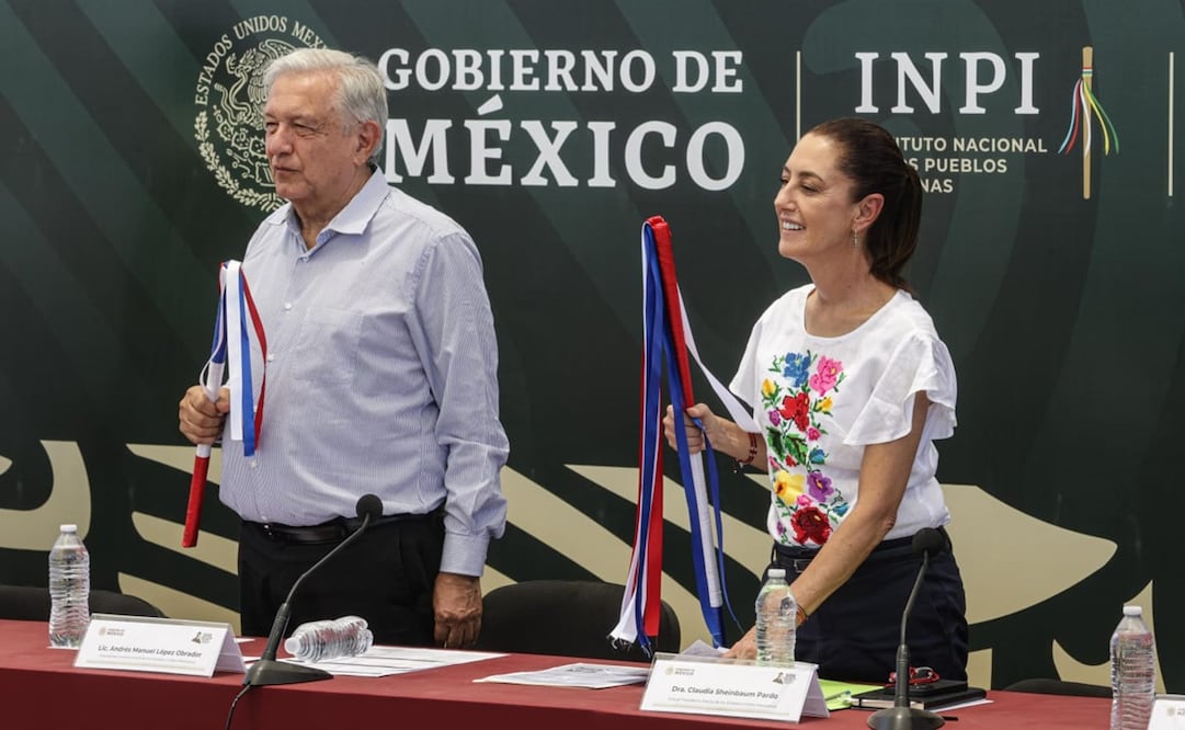 Sheinbaum también se comprometió a impulsar la reforma constitucional en favor de los pueblos indígenas y afromexicanos. Foto: Gabriel Pano / EL UNIVERSAL