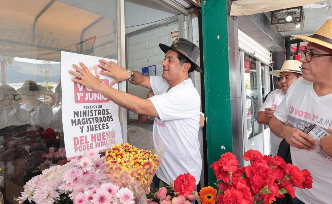 Presidente de la Cámara de Diputados inicia campaña para promover elección judicial. Foto: Especial