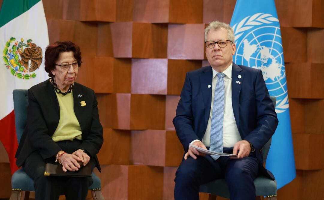 Carmen Moreno reconoció la labor de los miles de colaboradores y funcionarios de las Naciones Unidas que trabajan en México. Foto: SRE