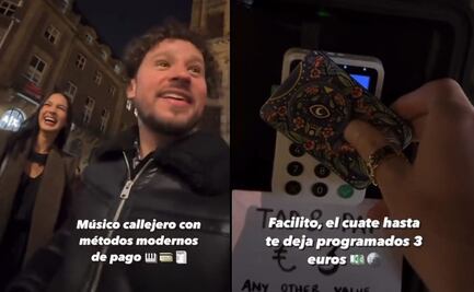 Luisito Comunica sorprendido por músico callejero que acepta propinas con tarjeta y QR
