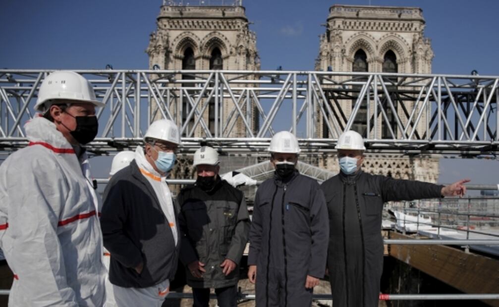 A dos años del incendio, se mantiene el objetivo de terminar reconstrucción de Notre Dame para 2024