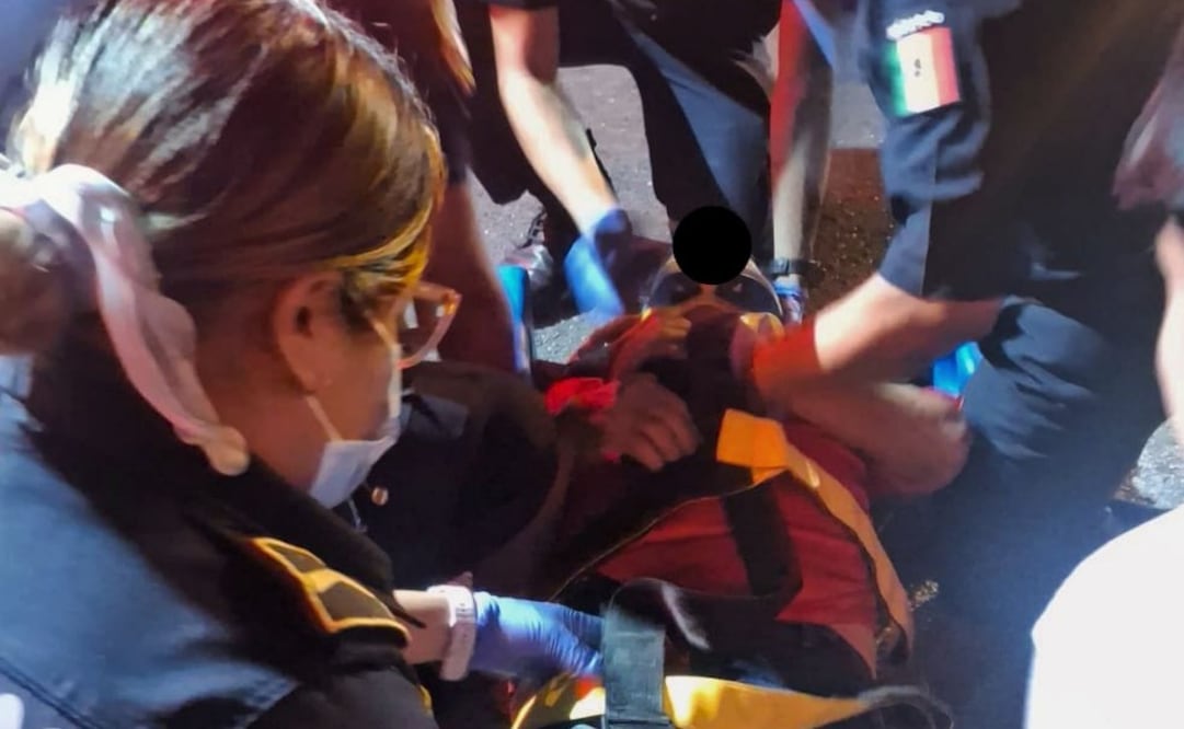 Atropellan a adulto mayor en silla de ruedas (08/01/2026). Foto: Especial