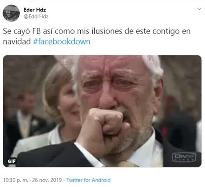 Facebook e Instagram se caen y los memes no tardan en aparecer 