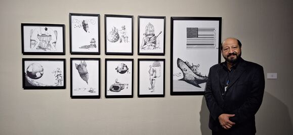 Cartonista de EL UNIVERSAL expone obra en Irán