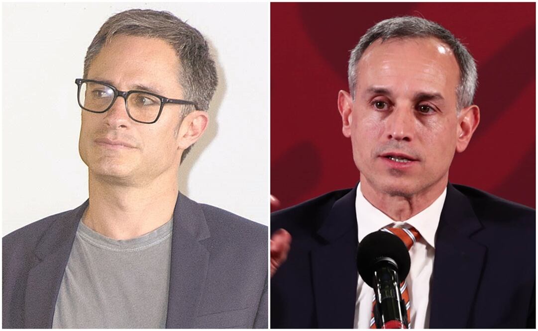 Gael García agradece a López Gatell. Foto: Archivo EL UNIVERSAL